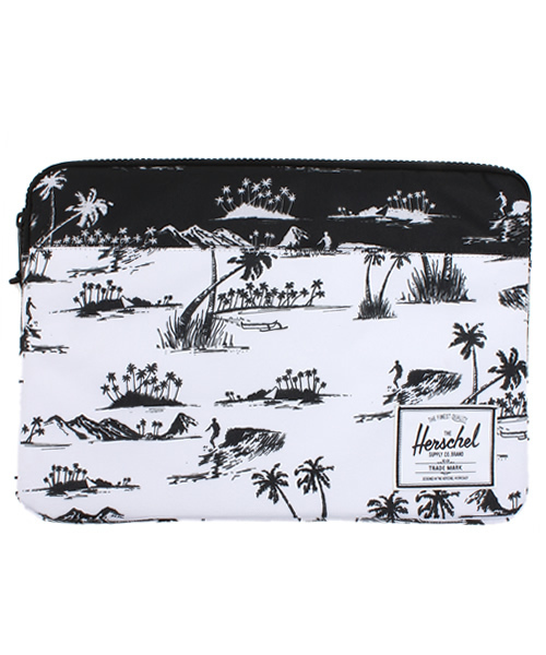 BEAUTY&YOUTH UNITED ARROWS(ビューティーアンドユースユナイテッドアローズ)の「【別注】<Herschel Supply for BY>MACCASE 13inch ALOHA/PCケース(スマホケース/カバー・メンズ・ホワイト/ブラック・ONE)」の8枚目の写真