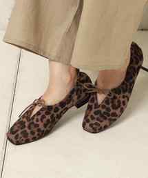 one after another NICE CLAUP | リボンつきバブーシュ(バレエシューズ)