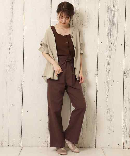 one after another NICE CLAUP（ワンアフターアナザーナイスクラップ）の「リボンつきバブーシュ（バレエシューズ・レディース・アイボリー/ピンクベージュ/レオパード・SMALL/MEDIUM/LARGE）」の21枚目の写真