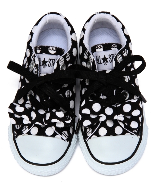 green label relaxing（グリーンレーベルリラクシング）の「[CONVERSE]チャイルド オールスター ボウタイ スリップ OX ◆（スニーカー・キッズ・ブラック/レッド・17cm/18cm/19cm/16cm/15cm）」の8枚目の写真