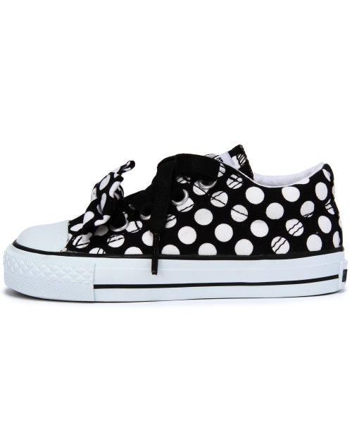 green label relaxing（グリーンレーベルリラクシング）の「[CONVERSE]チャイルド オールスター ボウタイ スリップ OX ◆（スニーカー・キッズ・ブラック/レッド・17cm/18cm/19cm/16cm/15cm）」の9枚目の写真