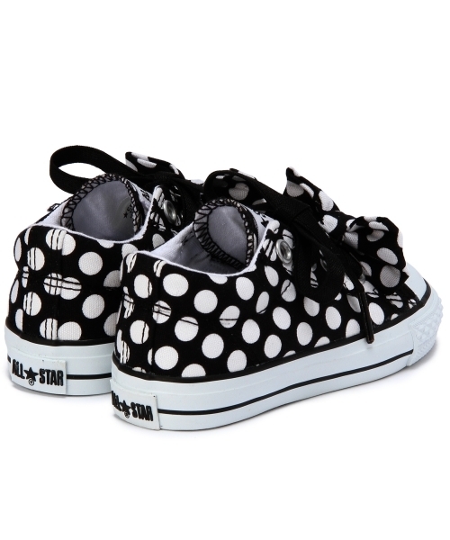 green label relaxing（グリーンレーベルリラクシング）の「[CONVERSE]チャイルド オールスター ボウタイ スリップ OX ◆（スニーカー・キッズ・ブラック/レッド・17cm/18cm/19cm/16cm/15cm）」の3枚目の写真
