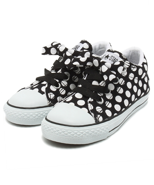 green label relaxing（グリーンレーベルリラクシング）の「[CONVERSE]チャイルド オールスター ボウタイ スリップ OX ◆（スニーカー・キッズ・ブラック/レッド・17cm/18cm/19cm/16cm/15cm）」の6枚目の写真