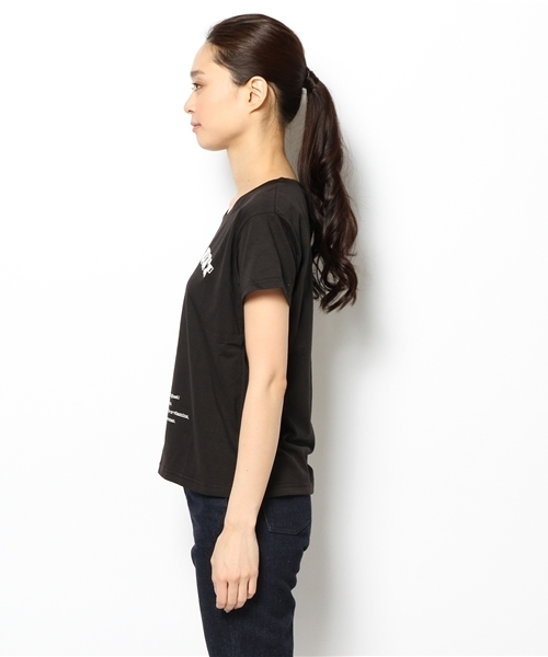 DISCOAT（ディスコート）の「【Discoat】パイナップルPtTシャツ（Tシャツ/カットソー・レディース・オフホワイト/グレー/ブラック・ﾌﾘ-）」の8枚目の写真