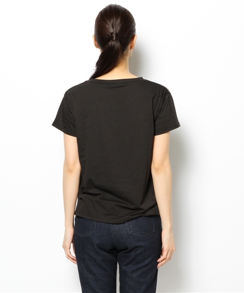 DISCOAT（ディスコート）の「【Discoat】パイナップルPtTシャツ（Tシャツ/カットソー・レディース・オフホワイト/グレー/ブラック・ﾌﾘ-）」の9枚目の写真