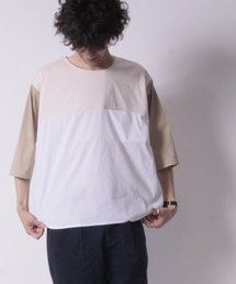 AMERICAN RAG CIE | AMERICAN RAG CIE クレイジーパターンプルオーバーシャツ 107-ANJ-M141-SH109∴(Tシャツ/カットソー)