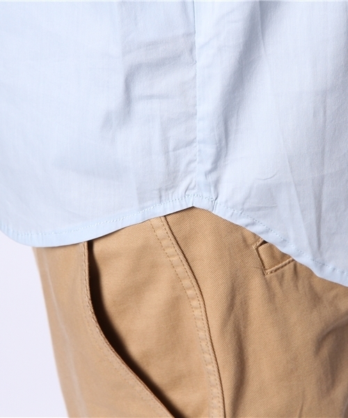 AMERICAN RAG CIE（アメリカンラグシー）の「AMERICAN RAG CIE クレイジーパターンプルオーバーシャツ 107-ANJ-M141-SH109∴（Tシャツ/カットソー・メンズ・ホワイト/ブルー・1/2）」の10枚目の写真