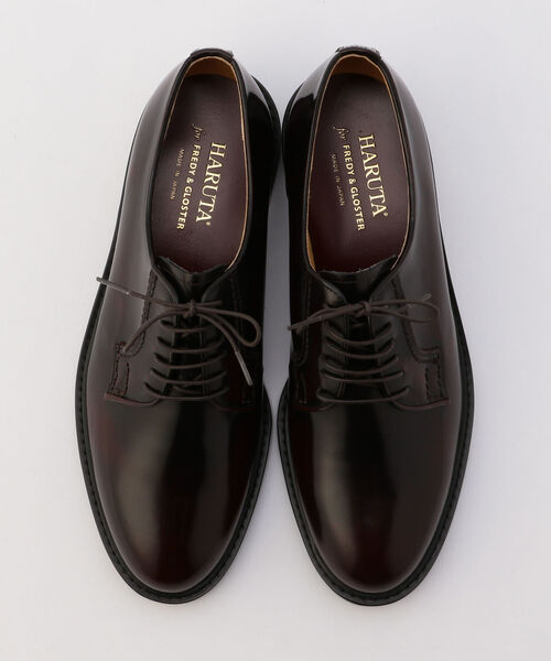 GLOSTER（グロスター）の「【HARUTA/ハルタ】 別注プレーントゥレースアップ（ドレスシューズ・メンズ・ブラック/ブラウン・25/26/27/25.5/26.5/27.5）」の5枚目の写真