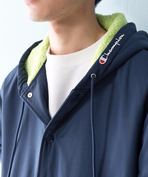 Champion(チャンピオン)の「【CHAMPION/チャンピオン】撥水フーデッドコート C3-Q603 中綿入り 星条旗 ワッペン バックプリント(その他アウター・メンズ・ベージュ/ネイビー・MEDIUM/LARGE/X-LARGE)」の19枚目の写真