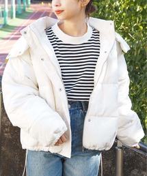 tiptop | 【選べる2タイプ】ファイバーダウンフードコート【web限定Lサイズあり】(ダウンジャケット/コート)