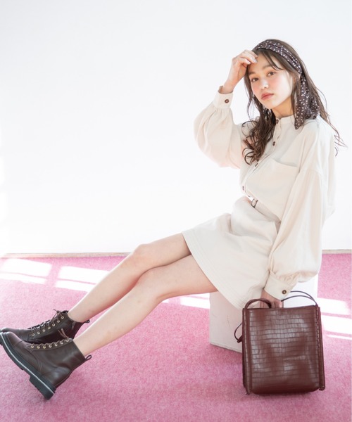Heather(ヘザー)の「インヒールワークブーツ 866491(ブーツ・レディース・ブラック/ブラウン・M/L)」の10枚目の写真
