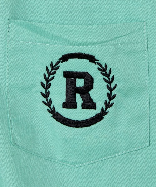 DING（ディング）の「DING/ワンポイント刺繍シャツ（シャツ/ブラウス・レディース・ホワイト/ピンク/グリーン・FREE）」の11枚目の写真