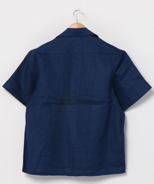 BUCCA 44（ブッカフォーティーフォー）の「【BUCCA 44】パイナップル刺繍半袖キューバシャツ（シャツ/ブラウス・メンズ・ネイビー/ホワイト・LARGE/XXX-LARGE/MEDIUM/XX-LARGE/X-LARGE）」の15枚目の写真