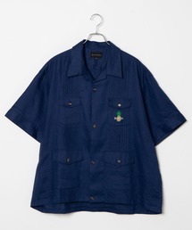 BUCCA 44 | 【BUCCA 44】パイナップル刺繍半袖キューバシャツ(シャツ/ブラウス)