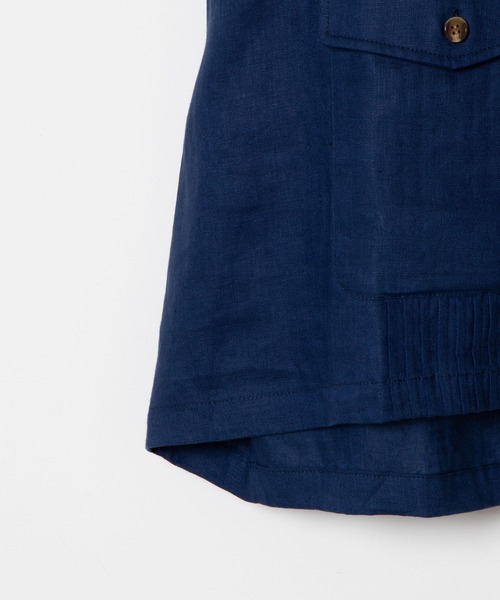 BUCCA 44（ブッカフォーティーフォー）の「【BUCCA 44】パイナップル刺繍半袖キューバシャツ（シャツ/ブラウス・メンズ・ネイビー/ホワイト・LARGE/XXX-LARGE/MEDIUM/XX-LARGE/X-LARGE）」の7枚目の写真