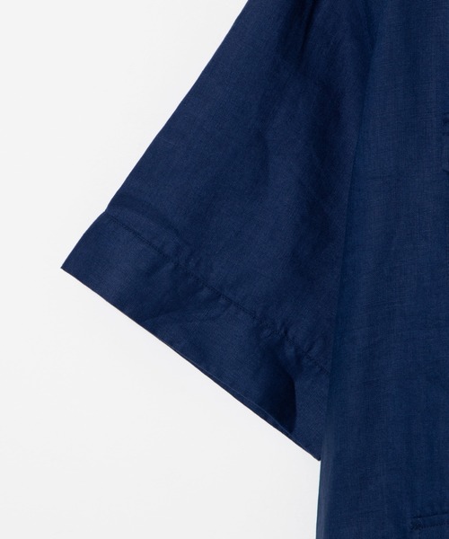 BUCCA 44（ブッカフォーティーフォー）の「【BUCCA 44】パイナップル刺繍半袖キューバシャツ（シャツ/ブラウス・メンズ・ネイビー/ホワイト・LARGE/XXX-LARGE/MEDIUM/XX-LARGE/X-LARGE）」の4枚目の写真