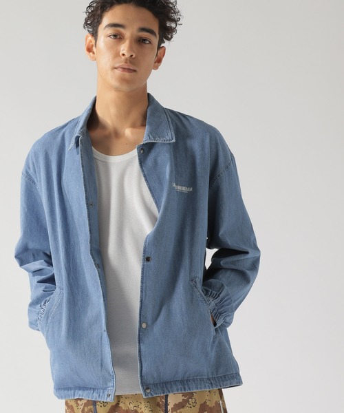 BAYFLOW（ベイフロー）の「ローズプリントデニムコーチシャツ（シャツ/ブラウス・メンズ・クリアブルー/アクア・SMALL/MEDIUM/LARGE）」の8枚目の写真