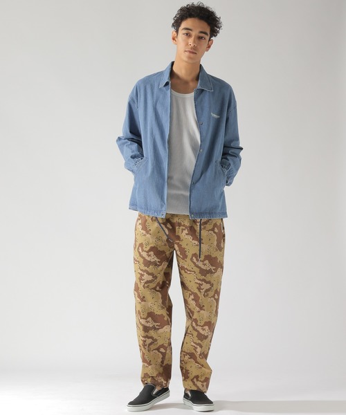 BAYFLOW（ベイフロー）の「ローズプリントデニムコーチシャツ（シャツ/ブラウス・メンズ・クリアブルー/アクア・SMALL/MEDIUM/LARGE）」の9枚目の写真