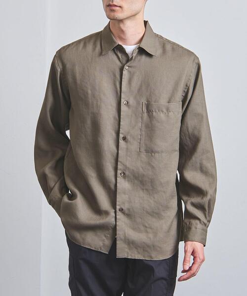 UNITED ARROWS(ユナイテッドアローズ)の「<UNITED ARROWS > TA/PE レギュラーカラー◆(シャツ/ブラウス・メンズ・ダークグリーン/ネイビー/ホワイト・SMALL/LARGE/MEDIUM/X-LARGE)」の2枚目の写真