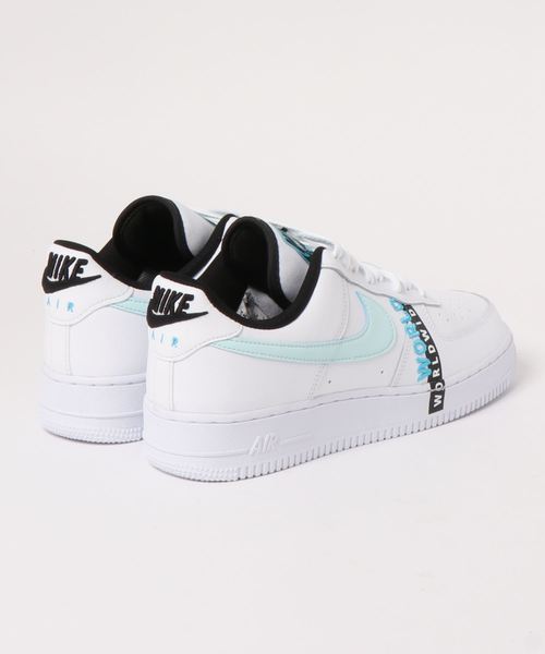 NIKE（ナイキ）の「【NIKE/ナイキ】エアフォース 1 '07 LV8（スニーカー・メンズ・ターコイズブルー/イエロー・8/10/9）」の4枚目の写真