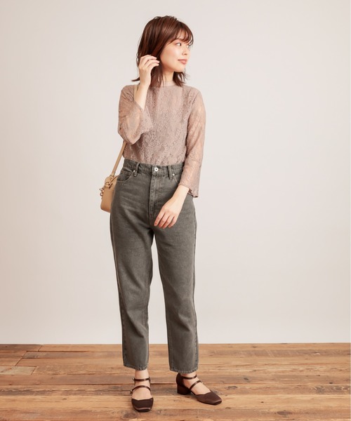 natural couture（ナチュラルクチュール）の「ボーイズデニム（デニムパンツ・レディース・ブラック/ブルー/ネイビー・SMALL/MEDIUM）」の6枚目の写真