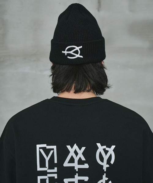 OY（オーワイ）の「『OY/オーワイ』BOTH LOGO BEANIE/ロゴ ビーニー（ニットキャップ/ビーニー・メンズ・ブラック・FREE）」の6枚目の写真