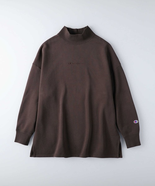 Champion(チャンピオン)の「【Champion】ハイネックチュニック(スウェット・レディース・ブラック/キナリ/ブラウン・M/L)」の3枚目の写真