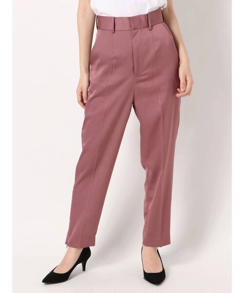 MERCURYDUO(マーキュリーデュオ)の「サテンテーパードパンツ(その他パンツ・レディース・ベージュ/ピンク/ブルー・SMALL/MEDIUM)」の5枚目の写真