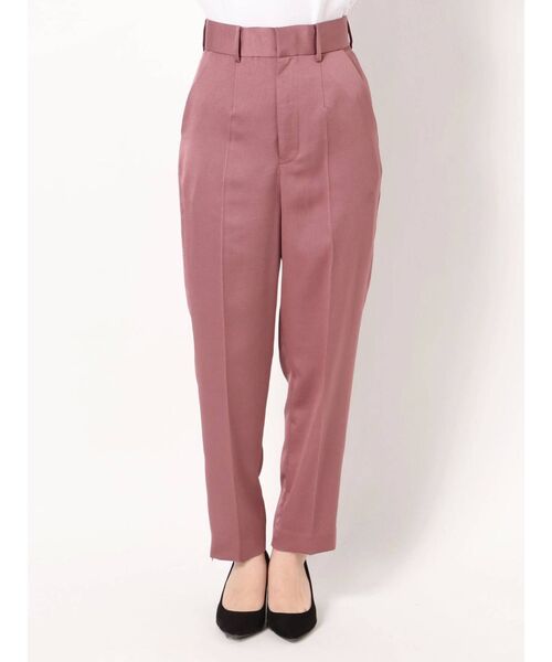 MERCURYDUO(マーキュリーデュオ)の「サテンテーパードパンツ(その他パンツ・レディース・ベージュ/ピンク/ブルー・SMALL/MEDIUM)」の6枚目の写真