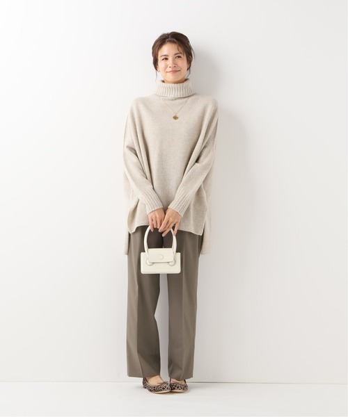 IENA(イエナ)の「ウールストレッチイージーパンツ◆(その他パンツ・レディース・チャコールグレー/ベージュ・38/36)」の9枚目の写真