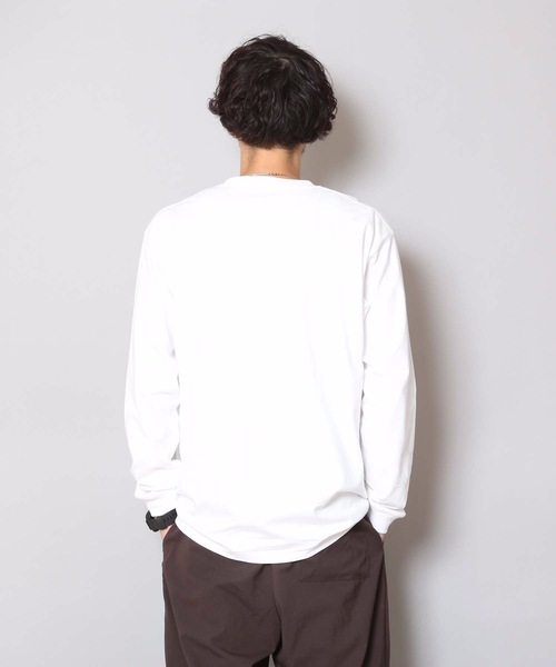 HANES(ヘインズ)の「【HANES/ヘインズ】BEFFY L/S BIGTEE H5186L ビーフィーのビッグサイズアイテム ロンT/無地/ユニセックス(Tシャツ/カットソー・メンズ・ホワイト/ブラック・XX-LARGE/XXX-LARGE)」の18枚目の写真