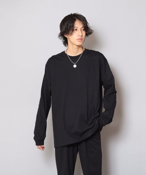 HANES(ヘインズ)の「【HANES/ヘインズ】BEFFY L/S BIGTEE H5186L ビーフィーのビッグサイズアイテム ロンT/無地/ユニセックス(Tシャツ/カットソー・メンズ・ホワイト/ブラック・XX-LARGE/XXX-LARGE)」の14枚目の写真