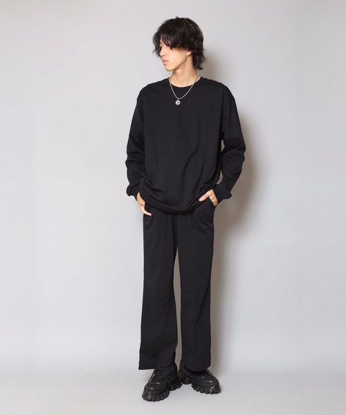 HANES(ヘインズ)の「【HANES/ヘインズ】BEFFY L/S BIGTEE H5186L ビーフィーのビッグサイズアイテム ロンT/無地/ユニセックス(Tシャツ/カットソー・メンズ・ホワイト/ブラック・XX-LARGE/XXX-LARGE)」の16枚目の写真