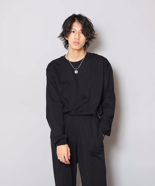 HANES(ヘインズ)の「【HANES/ヘインズ】BEFFY L/S BIGTEE H5186L ビーフィーのビッグサイズアイテム ロンT/無地/ユニセックス(Tシャツ/カットソー・メンズ・ホワイト/ブラック・XX-LARGE/XXX-LARGE)」の13枚目の写真