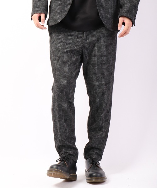 ROOT THREE(ルートスリー)の「ROOT THREE WEB限定 セットアップ スーツ ストレッチ TRチェック両面起毛ジャケット+トラウザーパンツ(セットアップ・メンズ・チャコールグレー・LL/M/L)」の13枚目の写真