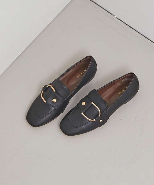 LAROUTE（ラルート）の「【LAROUTE】メタルバックルローファー（ローファー・レディース・ブラック/その他/ブラック系その他・38/39/35/36/37）」の2枚目の写真