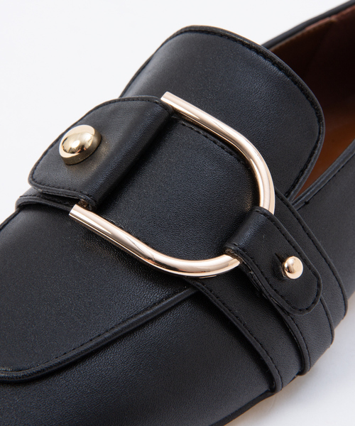 LAROUTE（ラルート）の「【LAROUTE】メタルバックルローファー（ローファー・レディース・ブラック/その他/ブラック系その他・38/39/35/36/37）」の5枚目の写真