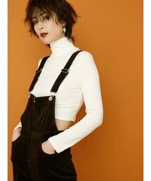 GYDA | ハイネックタイトショートTOPS(Tシャツ/カットソー)