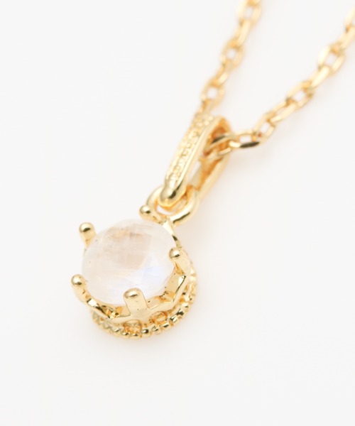 チャイハネ（チャイハネ）の「【チャイハネ】バースデープチネックレス（ネックレス・レディース・レッド/イエロー/ブルー/パープル/ホワイト/グリーン/ピンク/クリアグリーン/ブルー系その他/ホワイト系その他/スカイブルー/カラフル・FREE）」の3枚目の写真