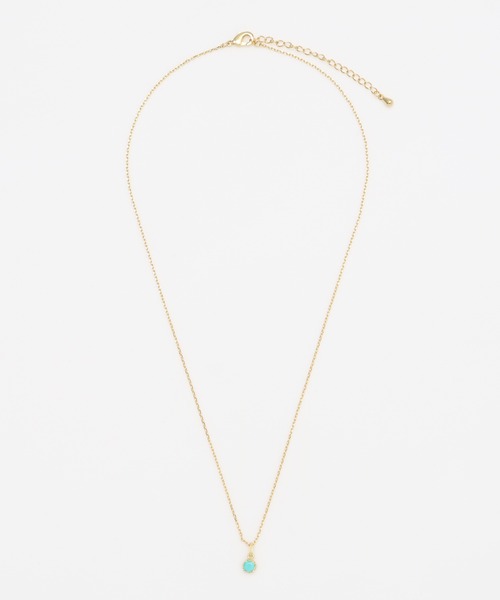 チャイハネ（チャイハネ）の「【チャイハネ】バースデープチネックレス（ネックレス・レディース・レッド/イエロー/ブルー/パープル/ホワイト/グリーン/ピンク/クリアグリーン/ブルー系その他/ホワイト系その他/スカイブルー/カラフル・FREE）」の13枚目の写真