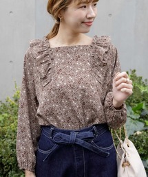 flower（フラワー）の「フェミニンフラッフブラウス（シャツ/ブラウス）」