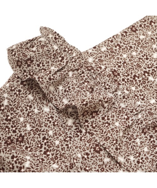 flower（フラワー）の「フェミニンフラッフブラウス（シャツ/ブラウス・レディース・アイボリー/ブラウン・FREE）」の20枚目の写真