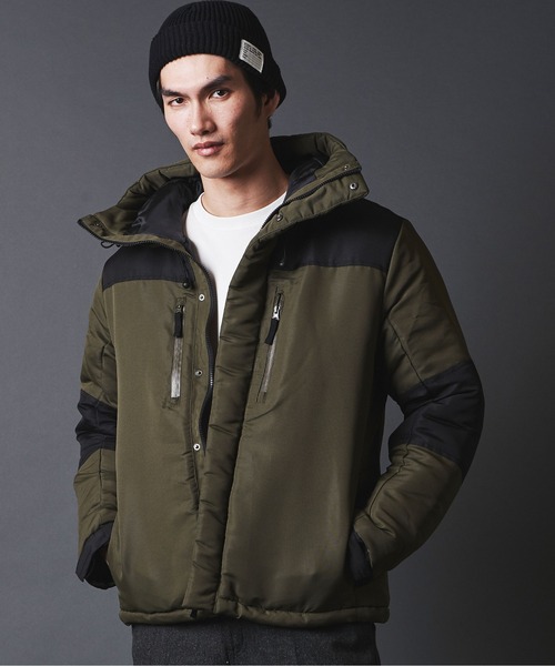 THE TWENTYSEVEN（ザ トゥエンティーセブン）の「The TWENTYSEVEN:OUTDOOR DOWN JACKET　アウトドアダウンジャケット（ダウンジャケット/コート・メンズ・ブラック/ベージュ/オリーブ・M/L/XL）」の3枚目の写真