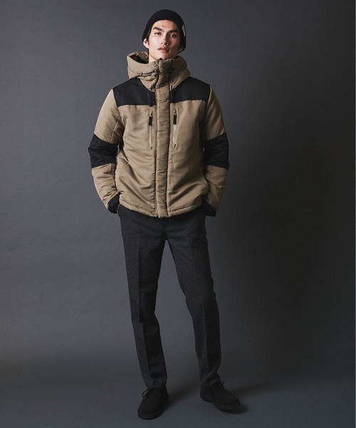 THE TWENTYSEVEN（ザ トゥエンティーセブン）の「The TWENTYSEVEN:OUTDOOR DOWN JACKET　アウトドアダウンジャケット（ダウンジャケット/コート・メンズ・ブラック/ベージュ/オリーブ・M/L/XL）」の13枚目の写真