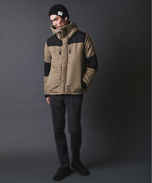 THE TWENTYSEVEN（ザ トゥエンティーセブン）の「The TWENTYSEVEN:OUTDOOR DOWN JACKET　アウトドアダウンジャケット（ダウンジャケット/コート・メンズ・ブラック/ベージュ/オリーブ・M/L/XL）」の11枚目の写真