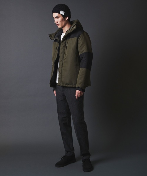 THE TWENTYSEVEN（ザ トゥエンティーセブン）の「The TWENTYSEVEN:OUTDOOR DOWN JACKET　アウトドアダウンジャケット（ダウンジャケット/コート・メンズ・ブラック/ベージュ/オリーブ・M/L/XL）」の7枚目の写真