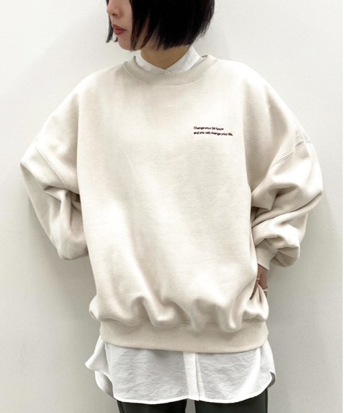 apres jour mignon（アプレジュールミニョン）の「ベーシックバンドカラーシャツ【ZOZOTOWN限定アイテム】（シャツ/ブラウス・レディース・オフホワイト/ブラック/グレイッシュベージュ・X-LARGE/フリー）」の4枚目の写真