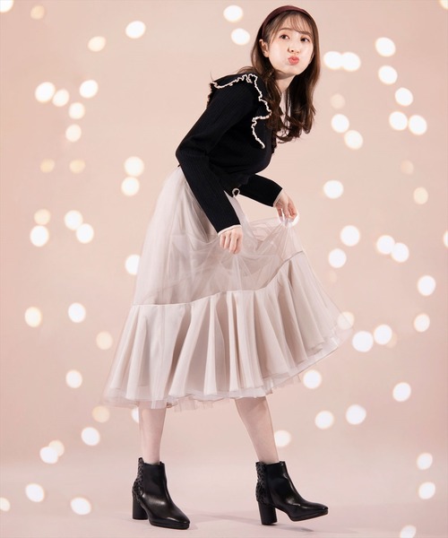 willselection ウィルセレクション　ミニスカート　オフショルダー willselection ウィルセレクション ミニスカート オフショルダー
