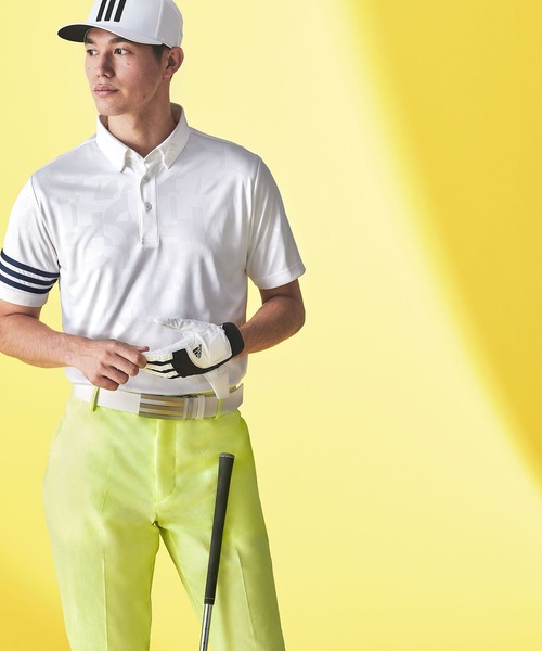エンボスプリント 半袖ボタンダウンシャツ Adidas Golf アディダスゴルフ Polo Shirt ポロシャツ Adidas アディダス のファッション通販 Zozotown