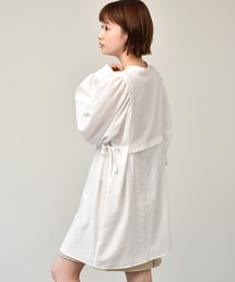 RETRO GIRL | サイドリボン切替シャツ(シャツ/ブラウス)